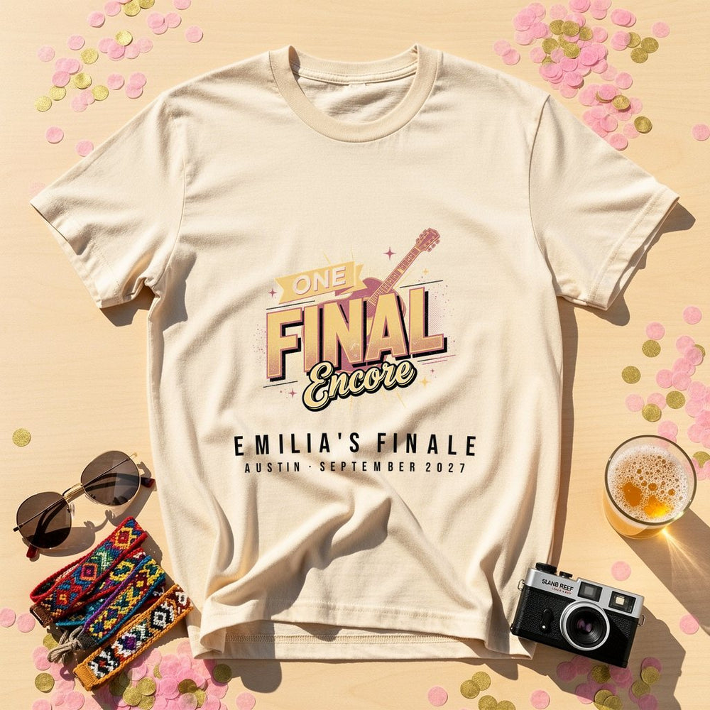 One Final Encore Personalized Bachelorette T-Shirt