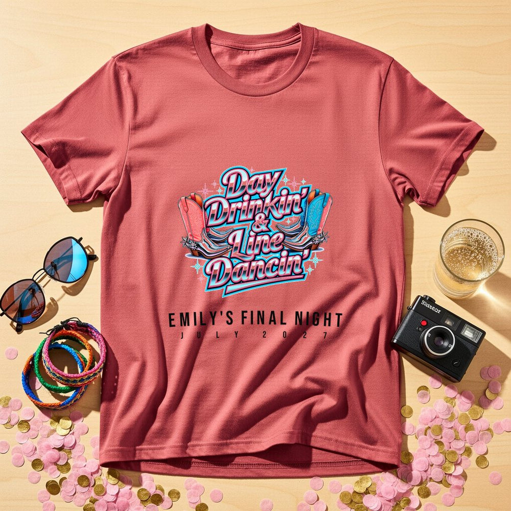 Day Drinkin Personalized Weekender T-Shirt