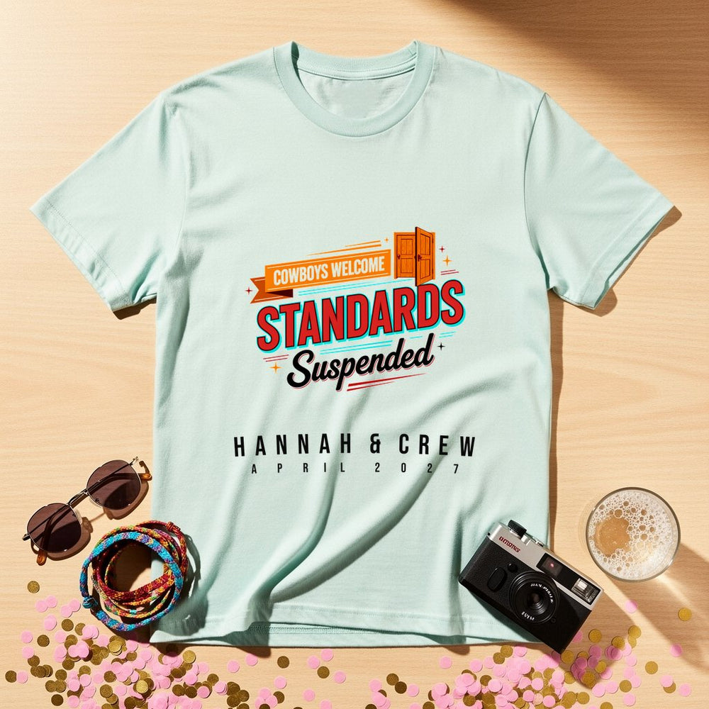 Cowboys Welcome Personalized Weekender T-Shirt