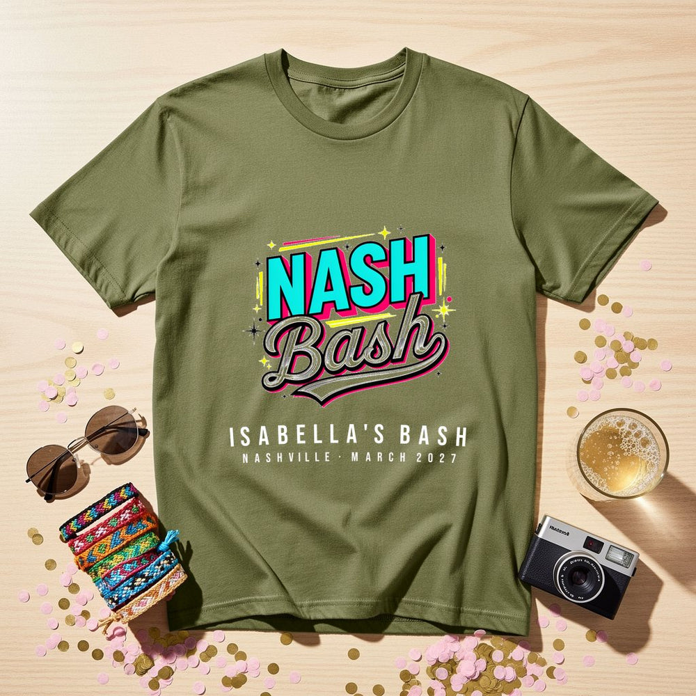 Nash Bash Personalized Bachelorette T-Shirt