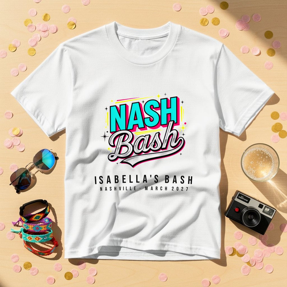 Nash Bash Personalized Bachelorette T-Shirt