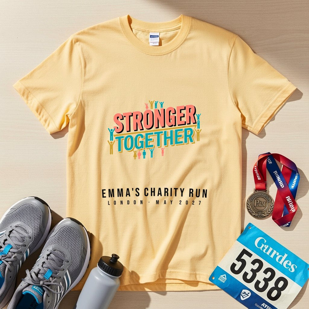 Stronger Together Personalized Charity T-Shirt