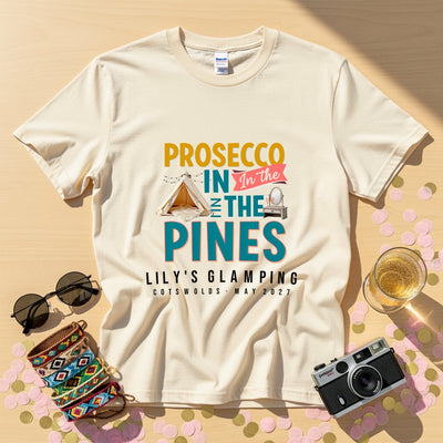 Prosecco Pines Personalized Weekender T-Shirt