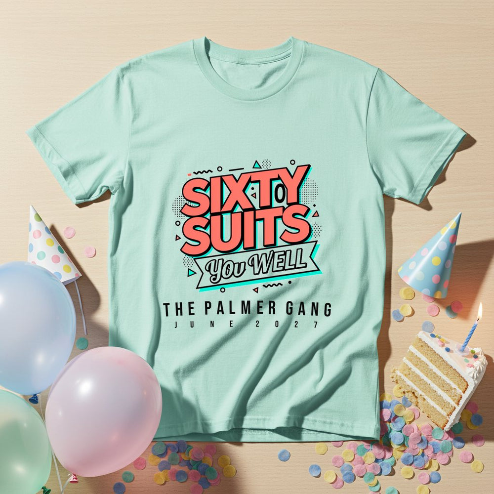 Suits You Well Personalized Group T-Shirt