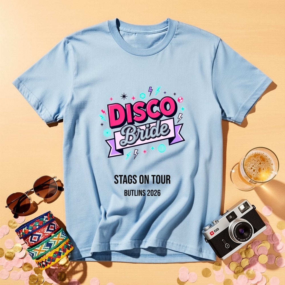 Disco Bride Personalized Weekender T-Shirt