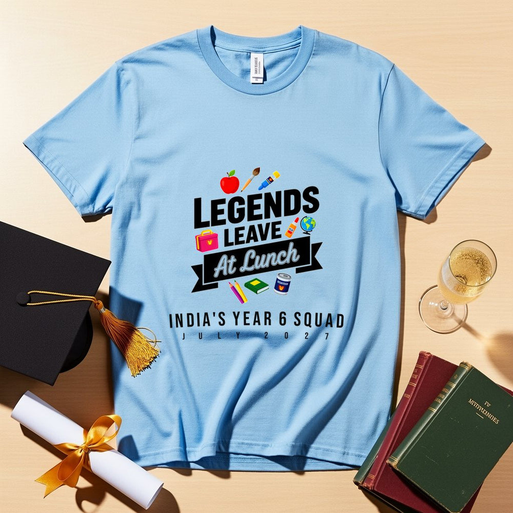 Legends Leave Personalized Group T-Shirt