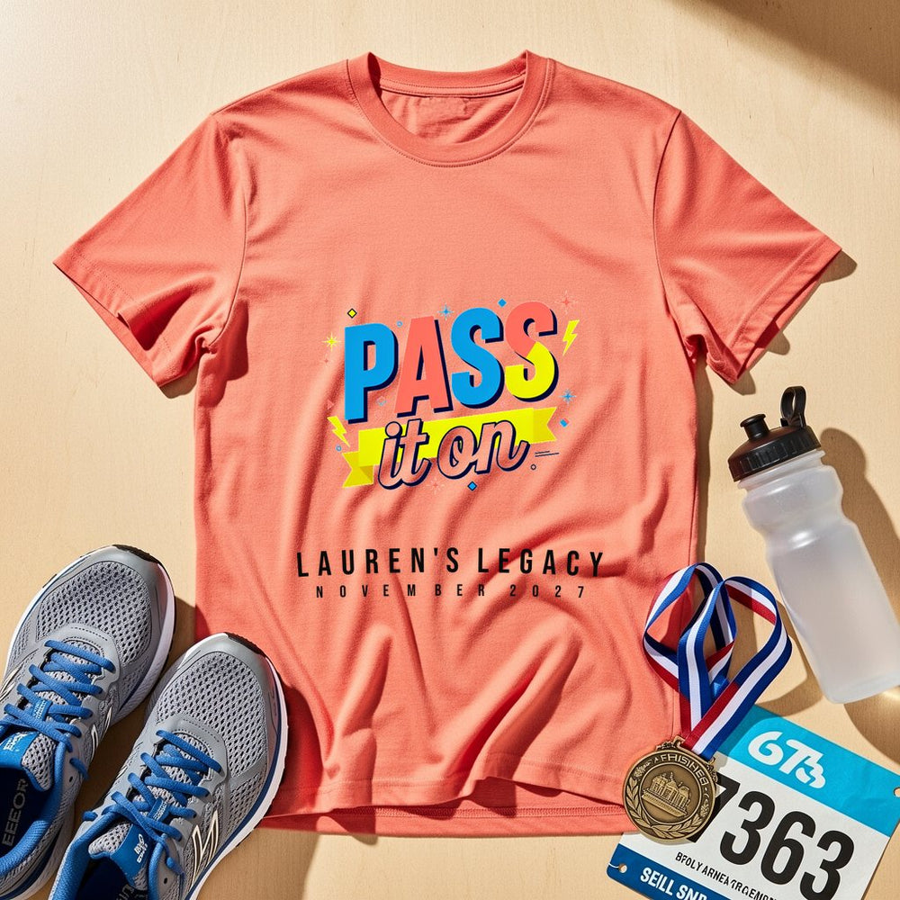 Pass It On Personalized Charity T-Shirt