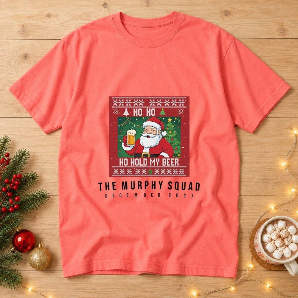 Hold My Beer Personalized Christmas T-Shirt