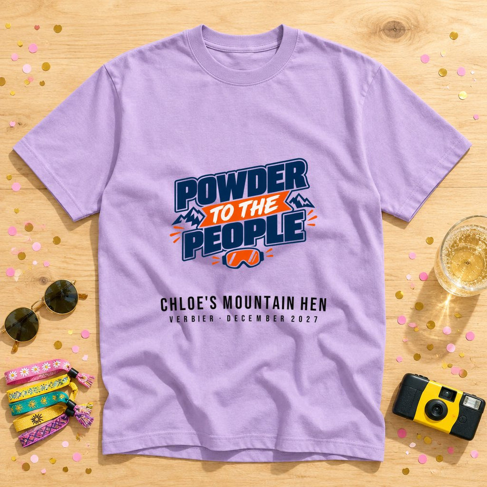 Ski Goggles — Personalised Hen Do T-Shirt