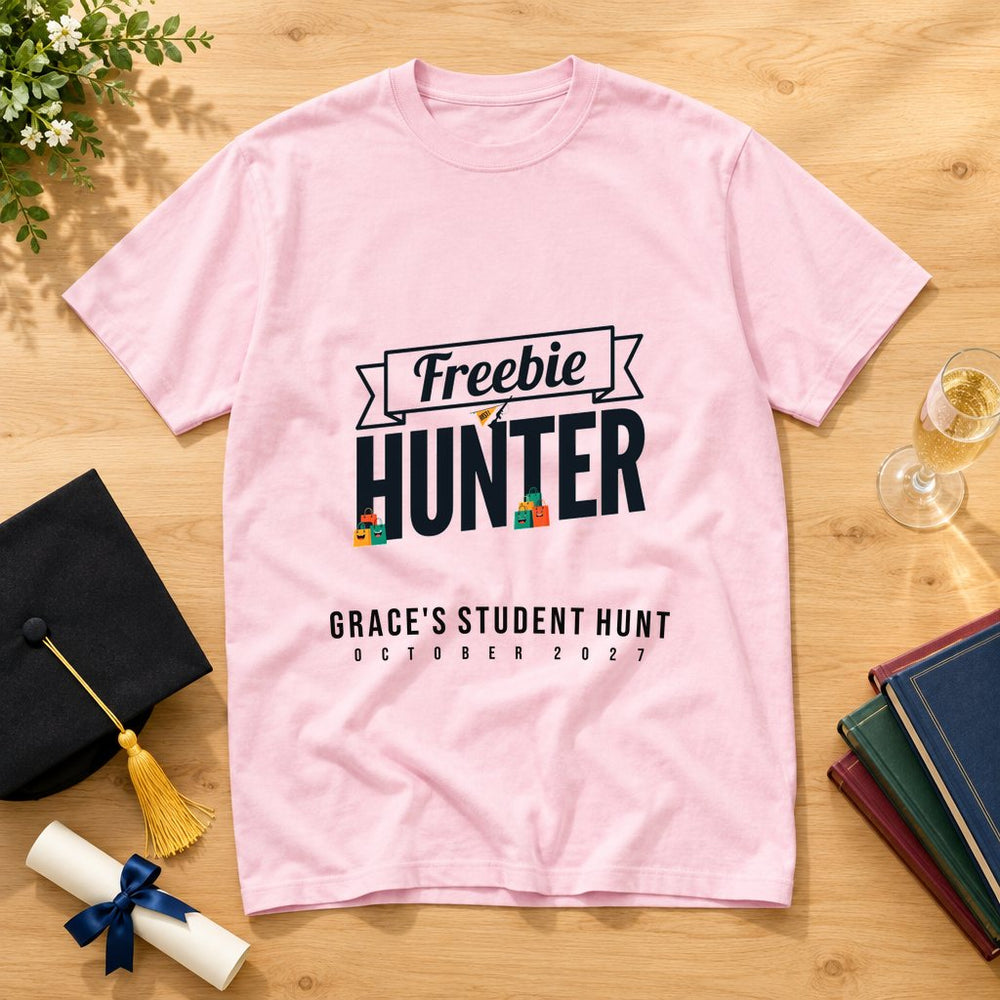 Freebie Hunter Personalized Freshers T-Shirt
