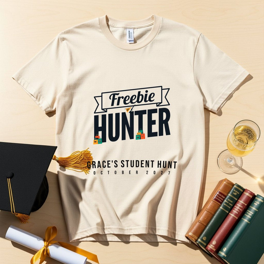 Freebie Hunter Personalized Freshers T-Shirt