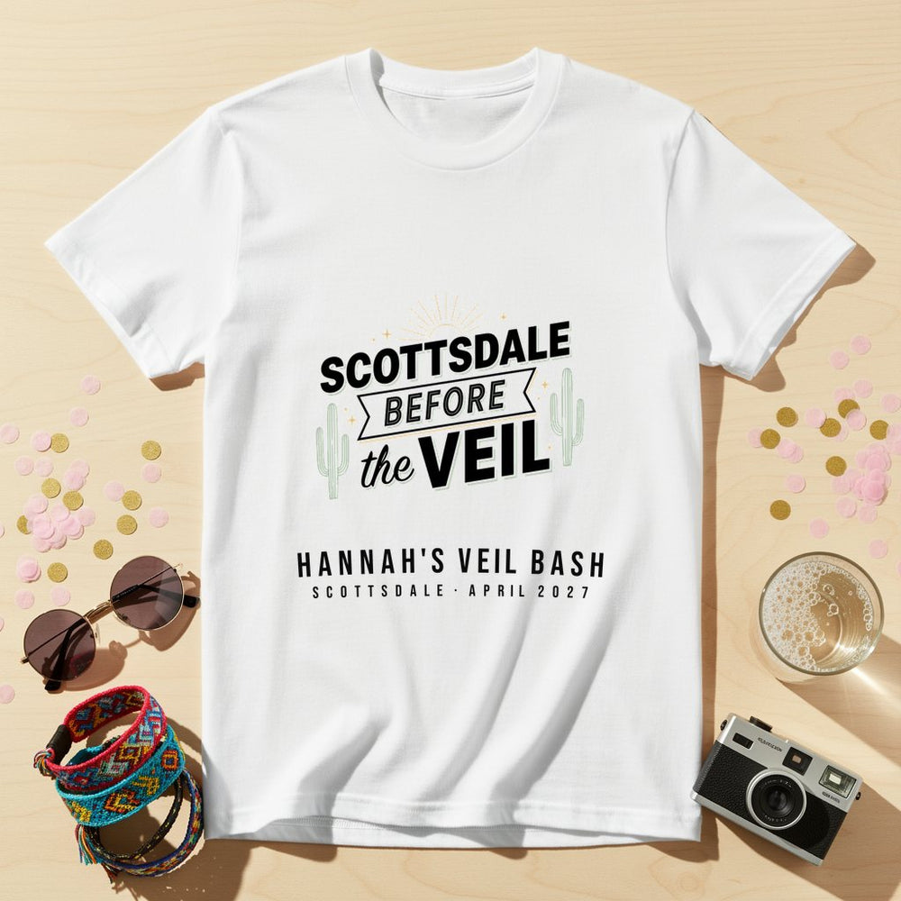 Scottsdale Before Personalized Bachelorette T-Shirt