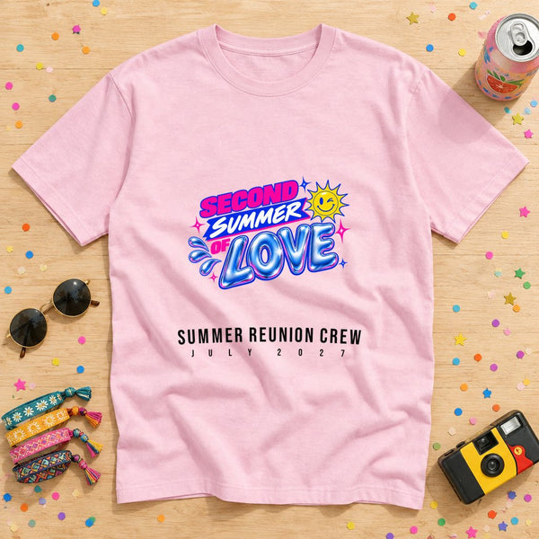 Second Summer Of Love — Personalised 90s T-Shirt