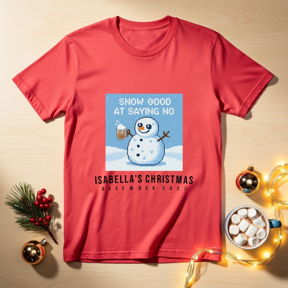 Snow Good Personalized Christmas T-Shirt