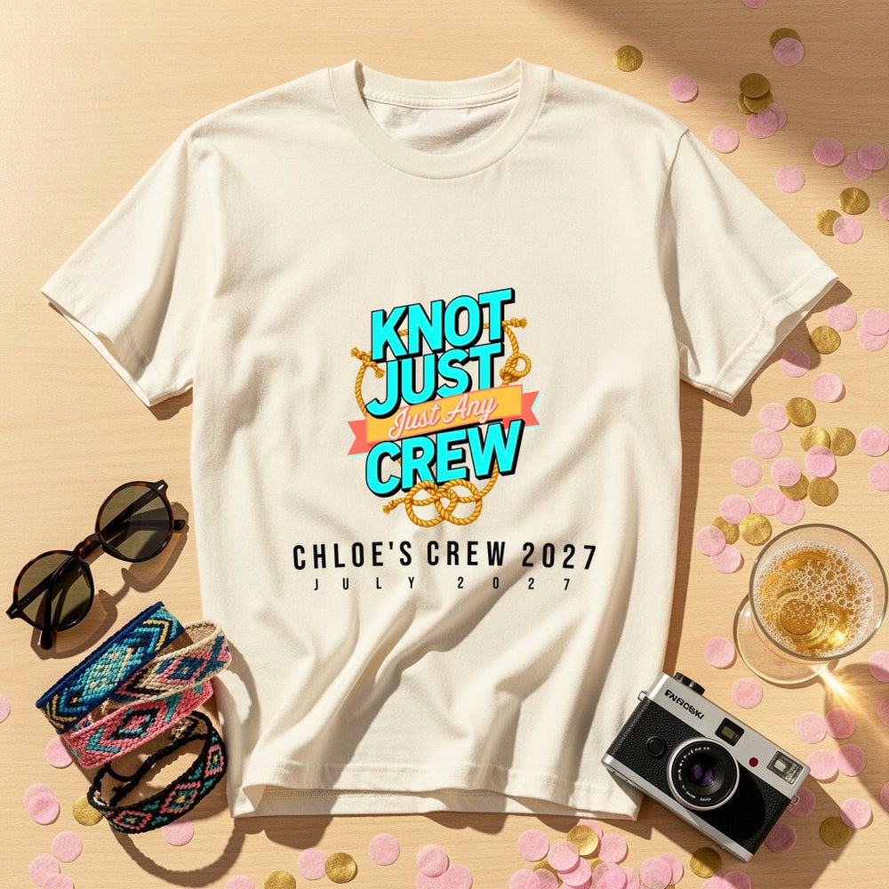 Knot Just Any Crew Personalized Weekender T-Shirt