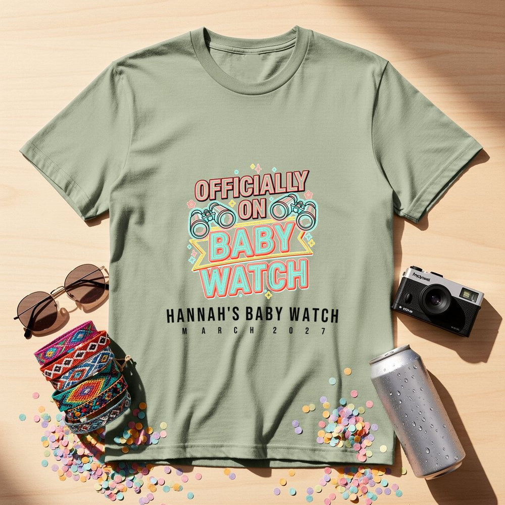 Baby Watch Personalized Group T-Shirt