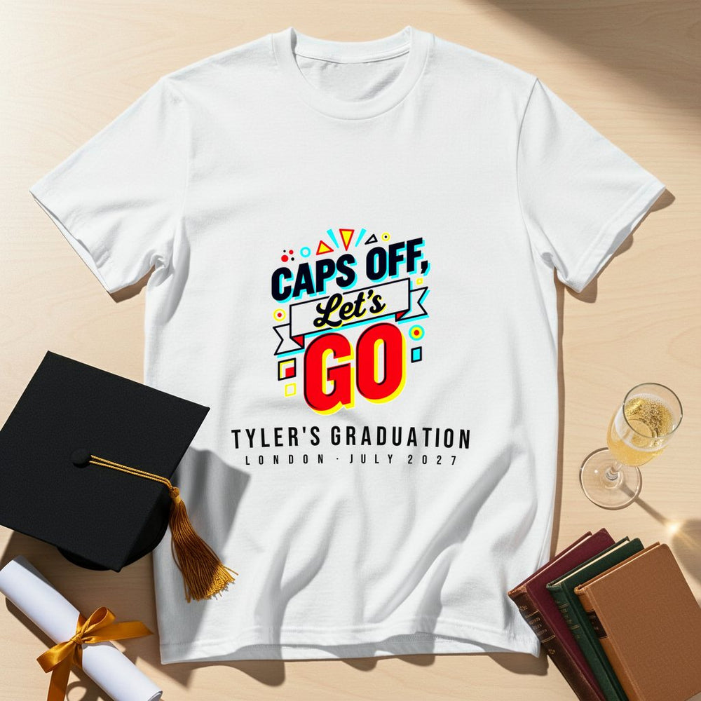 Caps Off Personalized Group T-Shirt