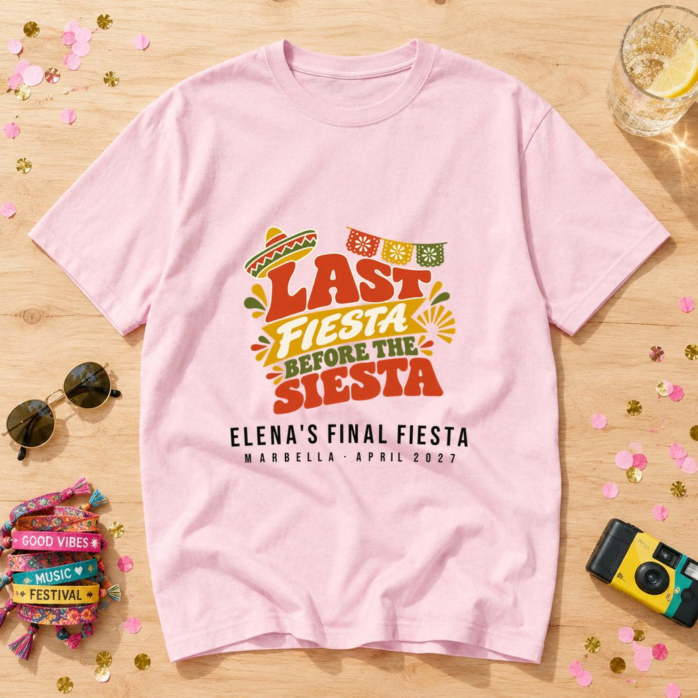Sombrero Crown — Personalised Hen Do T-Shirt