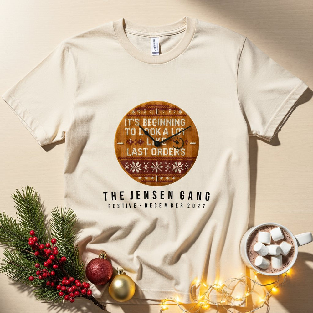 Last Orders Personalized Christmas T-Shirt