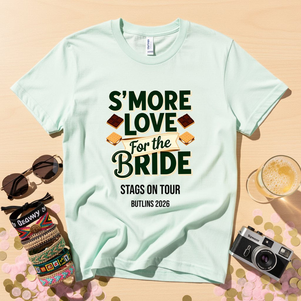 S'more Love Bride Personalized Weekender T-Shirt