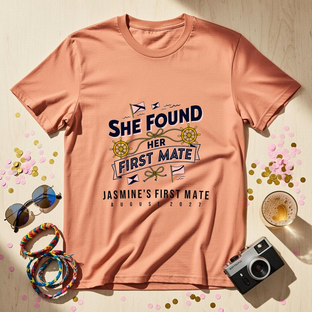 First Mate Personalized Bachelorette T-Shirt