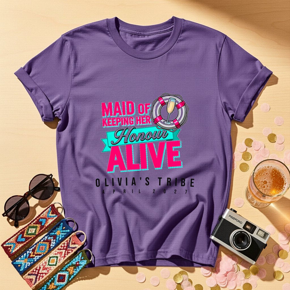 Keeping Her Alive Personalized Bachelorette T-Shirt