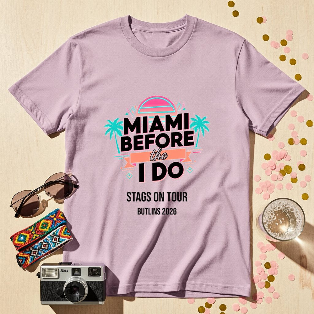 Miami Before the I Do Personalized Group T-Shirt