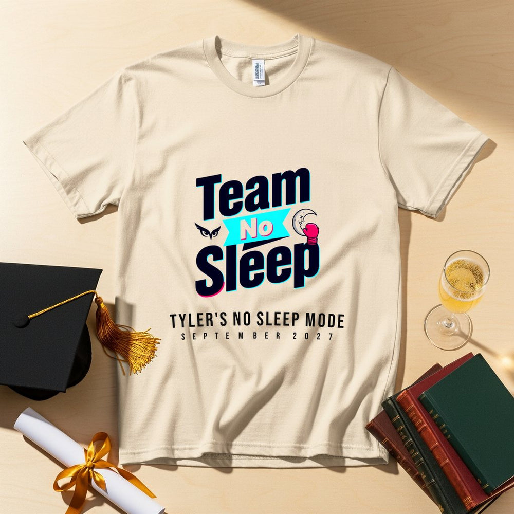 Team No Sleep Personalized Freshers T-Shirt