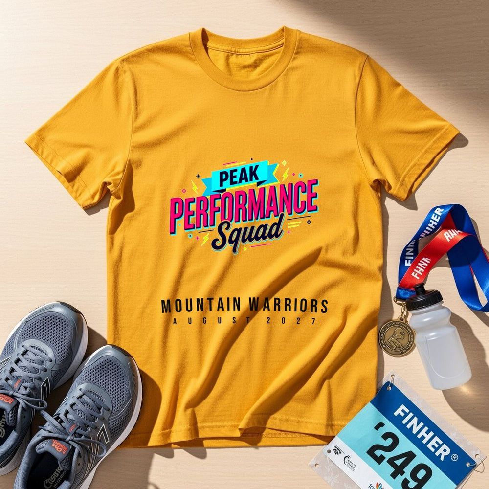 Peak Performance Personalized Charity T-Shirt