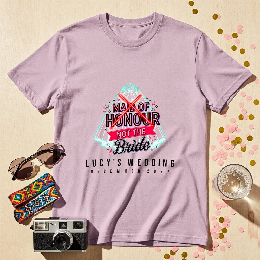 Not the Bride Personalized Bachelorette T-Shirt