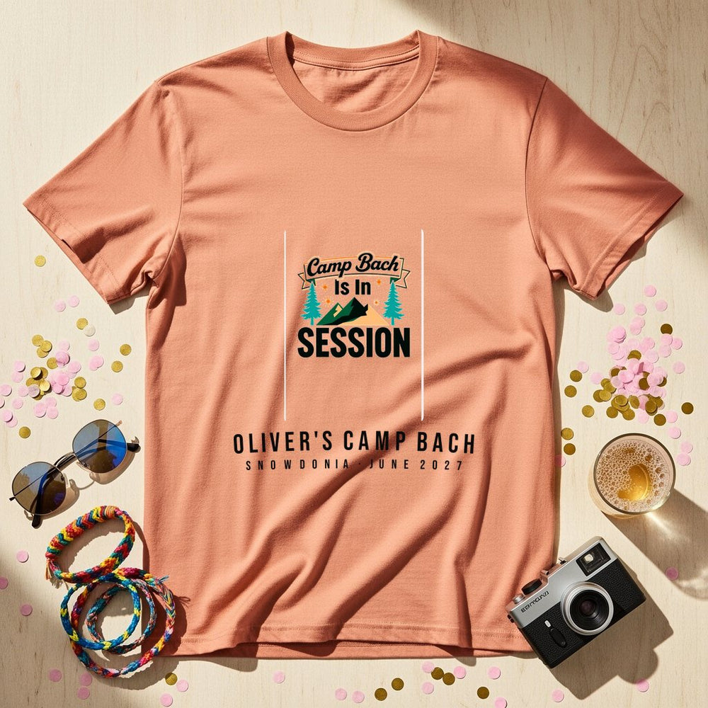 Camp Bach Personalized Bachelorette T-Shirt
