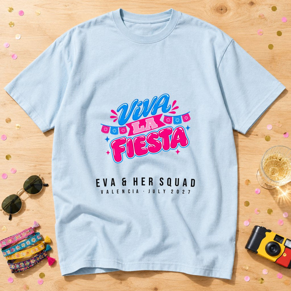Papel Picado Banner — Personalised Hen Do T-Shirt
