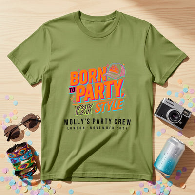 Born To Party Personalized Group T-Shirt