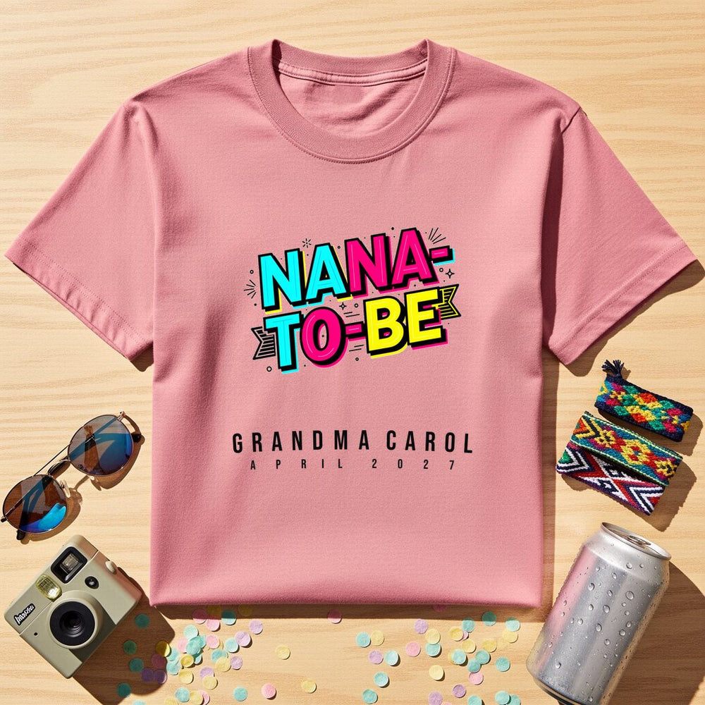 Nana-to-Be Personalized Group T-Shirt