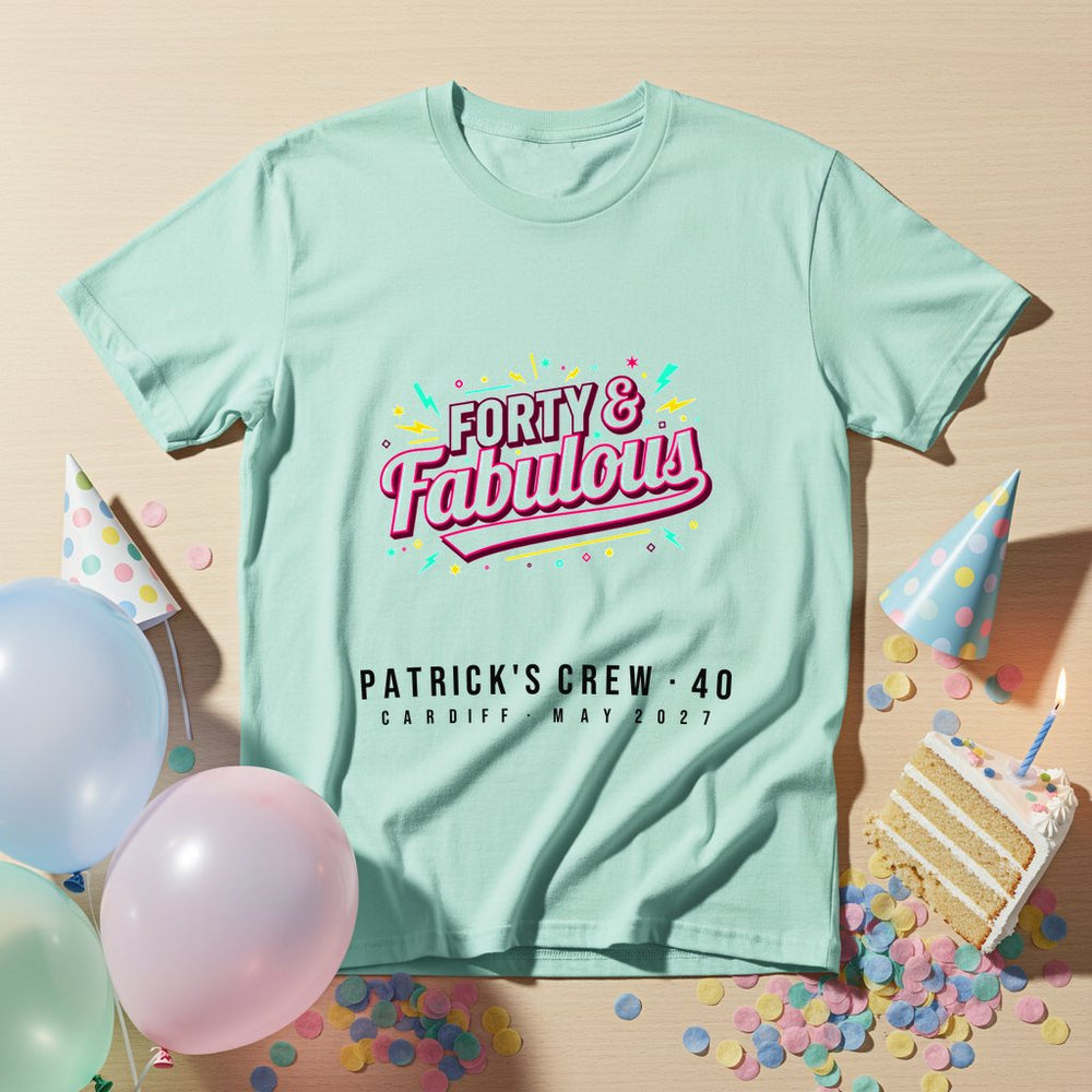 Forty Fabulous Personalized Group T-Shirt