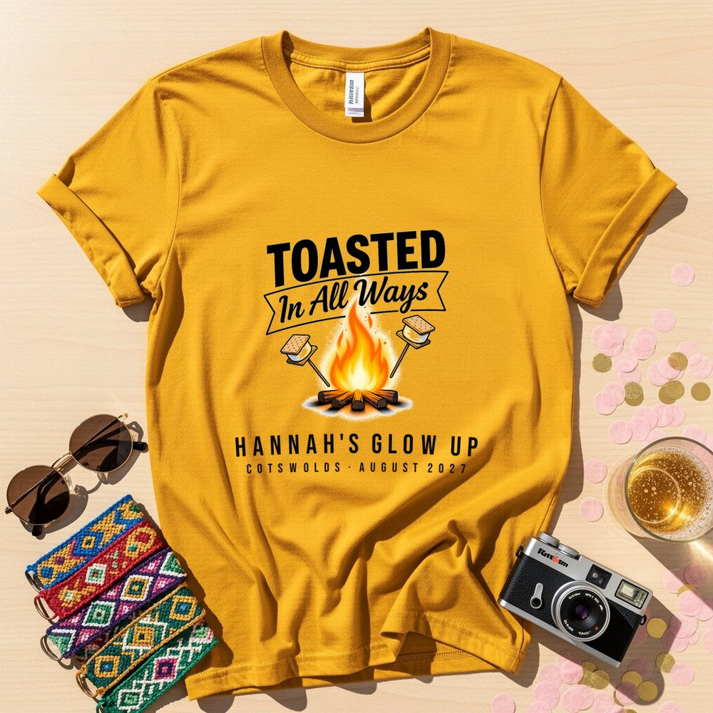 Toasted All Ways Personalized Bachelorette T-Shirt