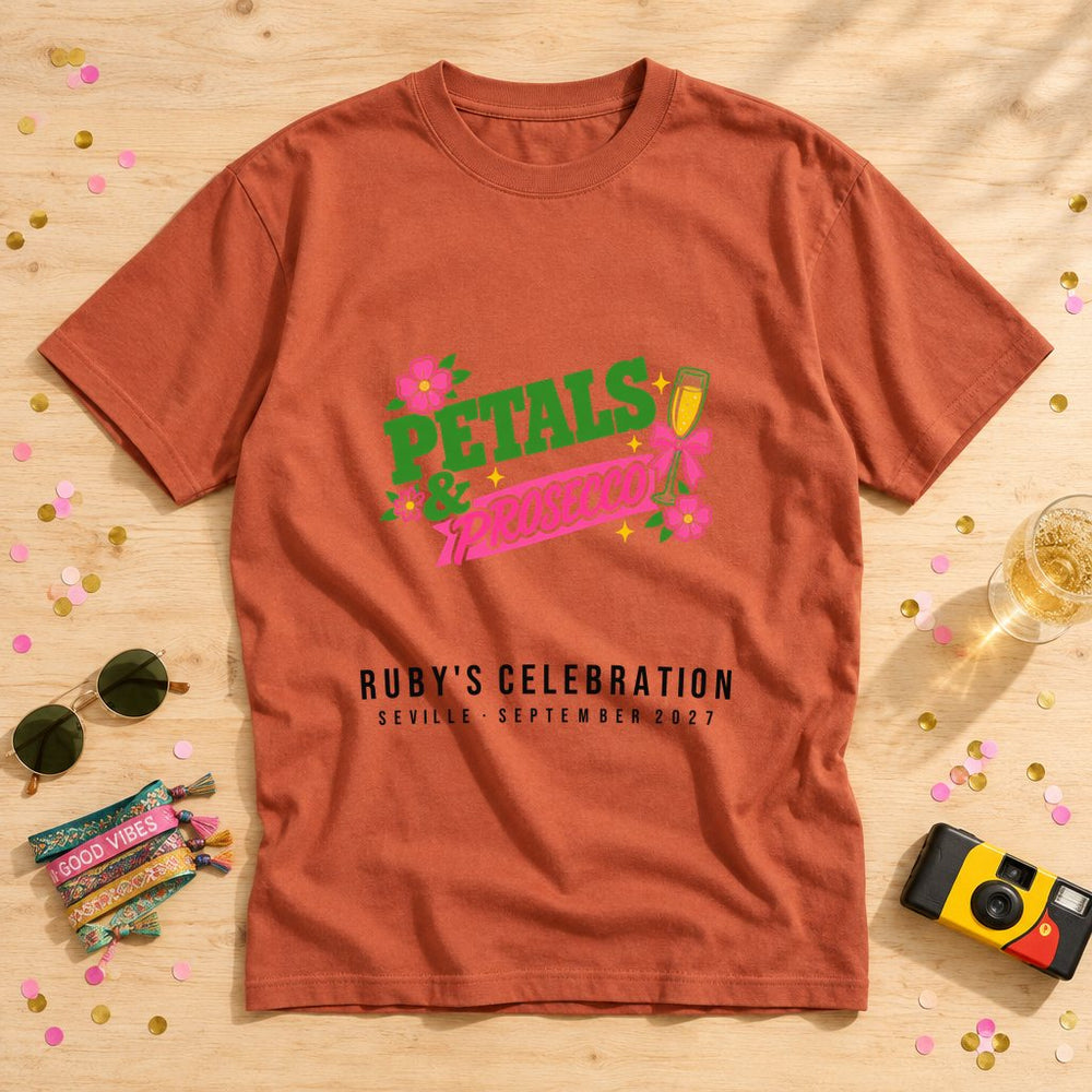 Marigold Crown — Personalised Hen Do T-Shirt