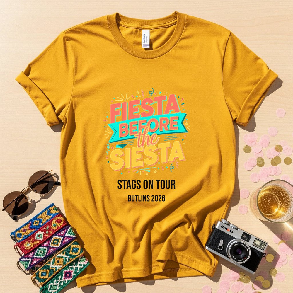 Fiesta Siesta Personalized Weekender T-Shirt
