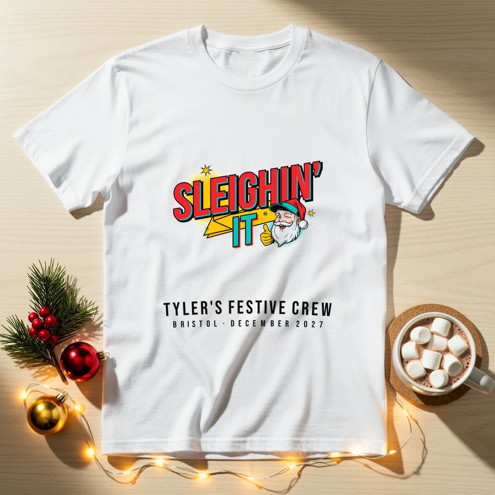 Sleighin' It Personalized Group Tee & Sweatshirt