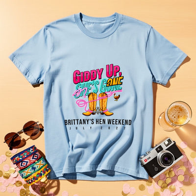 Giddy Up Personalized Weekender T-Shirt