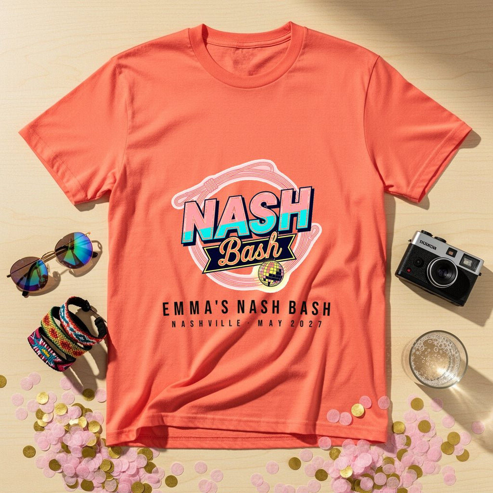 Nash Bash Personalized Bachelorette T-Shirt