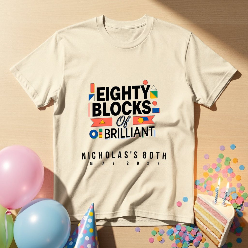 Blocks Brilliant Personalized Group T-Shirt