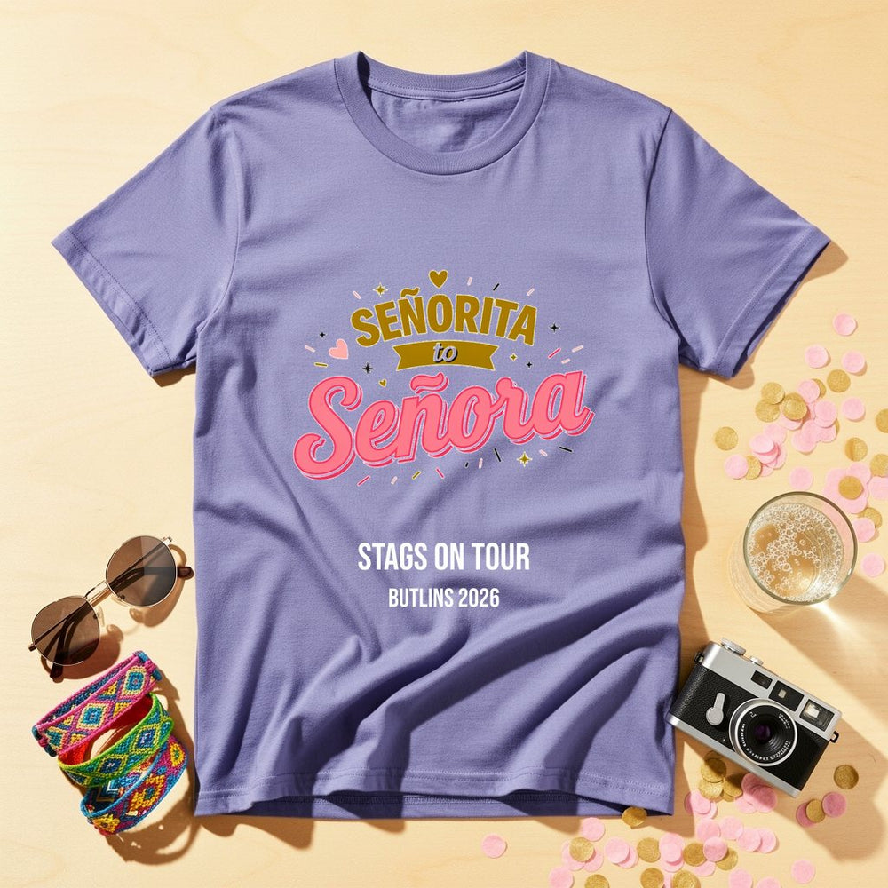 Señorita Señora Personalized Weekender T-Shirt