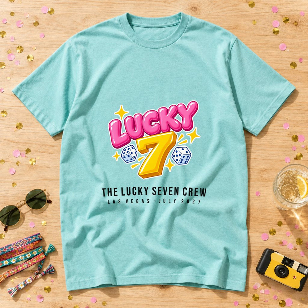 Lucky in Love Personalized Bachelorette T-Shirt
