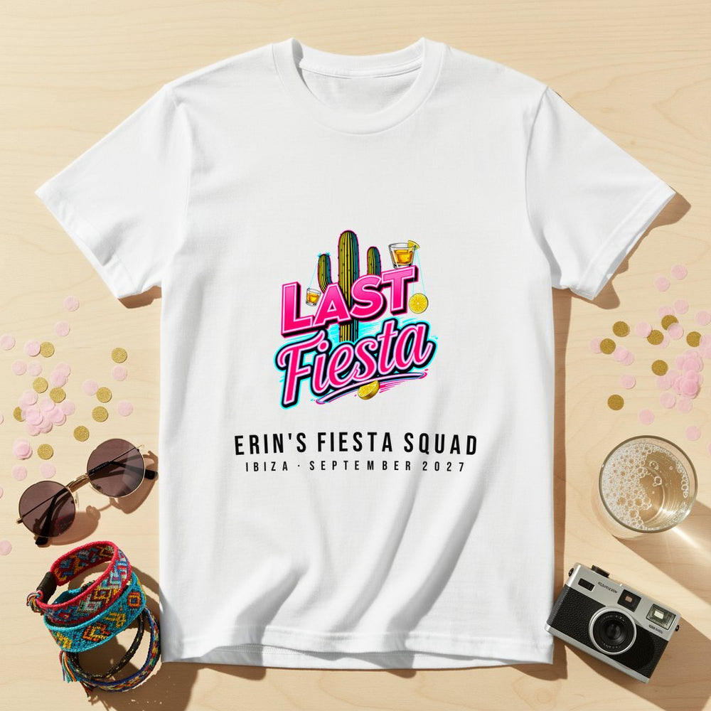 Last Fiesta Personalized Weekender T-Shirt