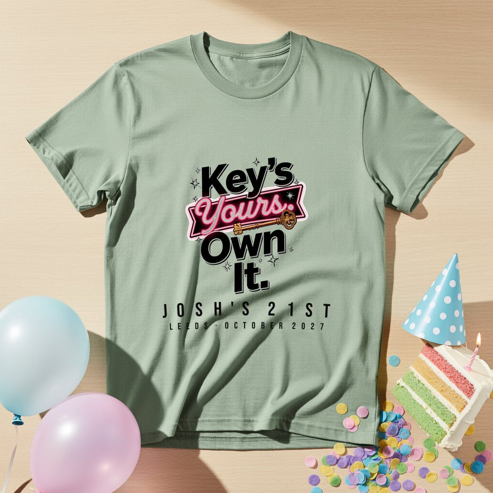 Keys Yours Own It Personalized Group T-Shirt