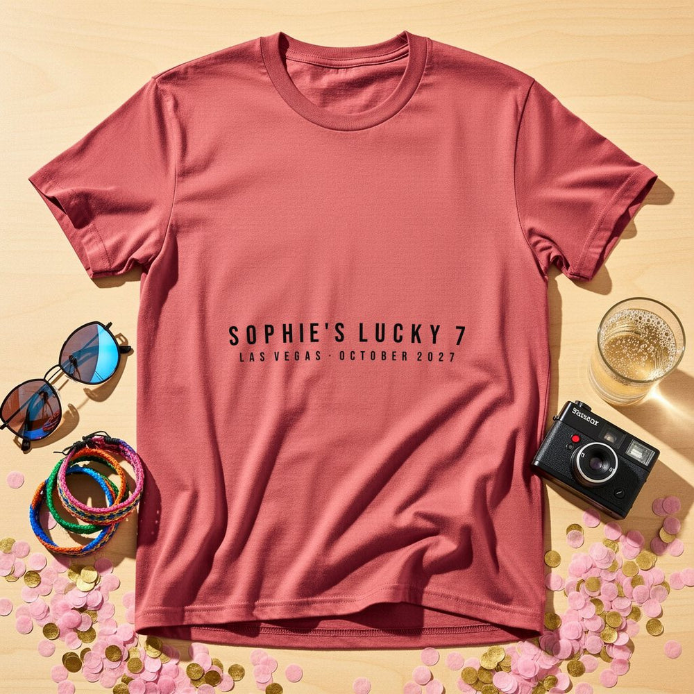 Lucky in Love Personalized Bachelorette T-Shirt