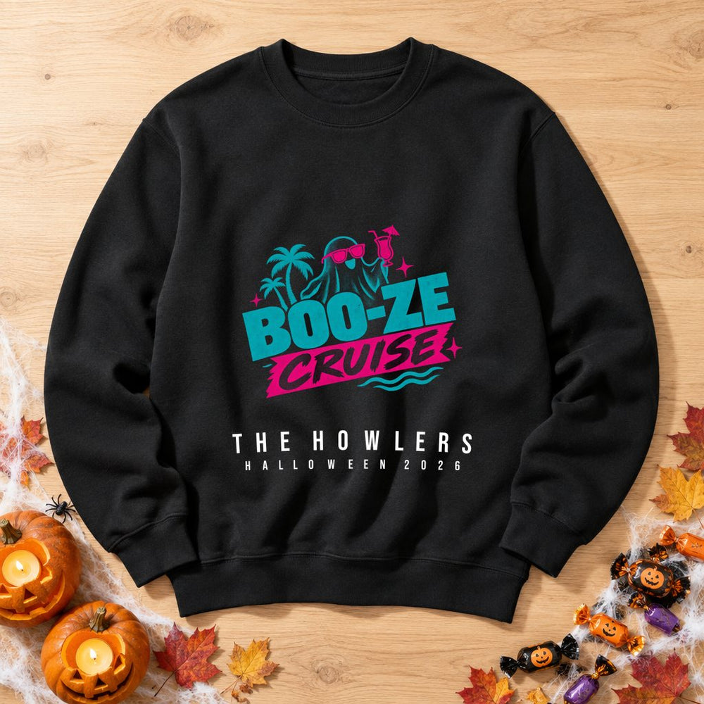 Boo-ze Cruise — Personalised Halloween Sweatshirt
