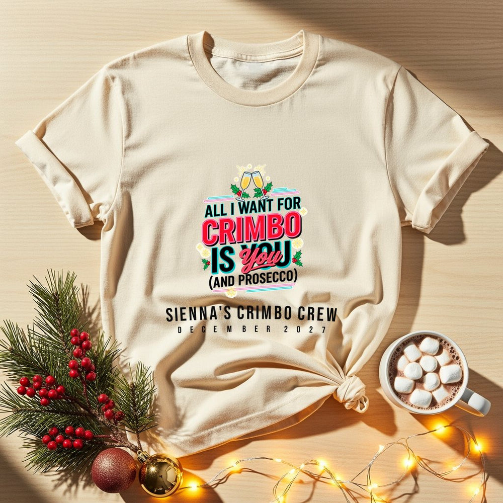 Crimbo Prosecco Personalized Group Tee & Sweatshirt