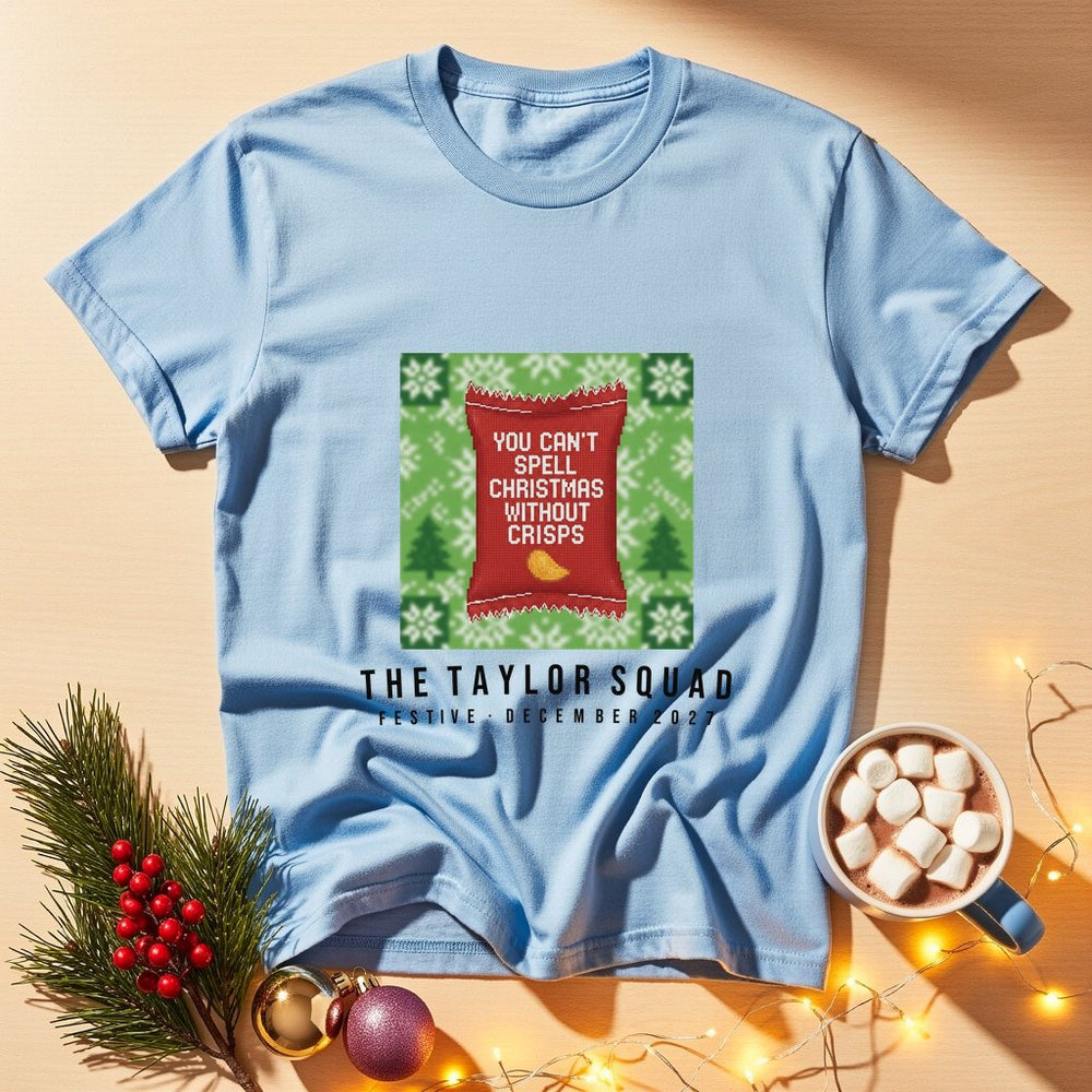 Can't Spell Christmas Personalized Christmas T-Shirt